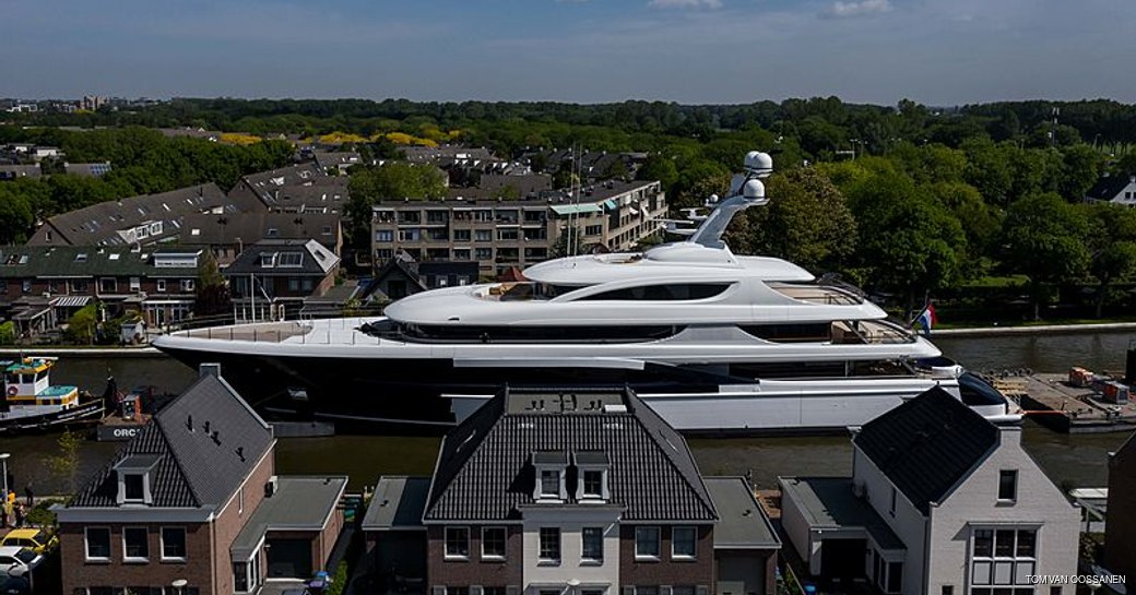 luxury yacht podium in the netherlands