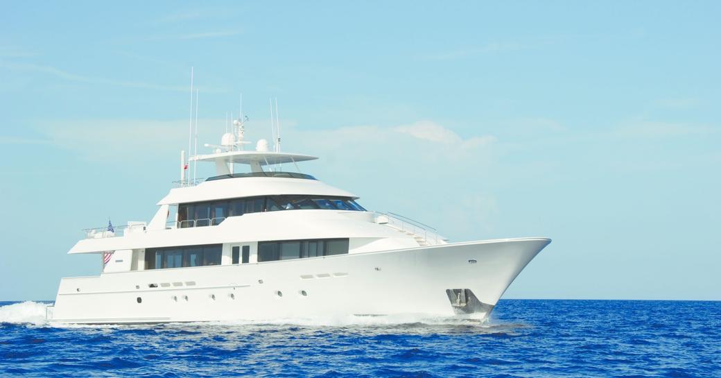 superyacht SERENGETI cruises on a luxury yacht charter in Mexico