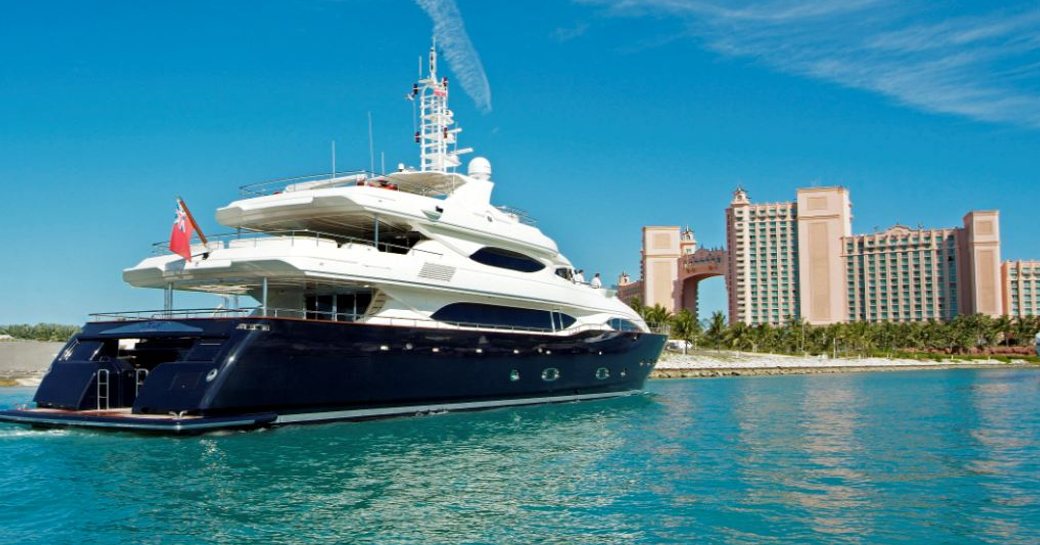 Luxury yacht SIMA underway