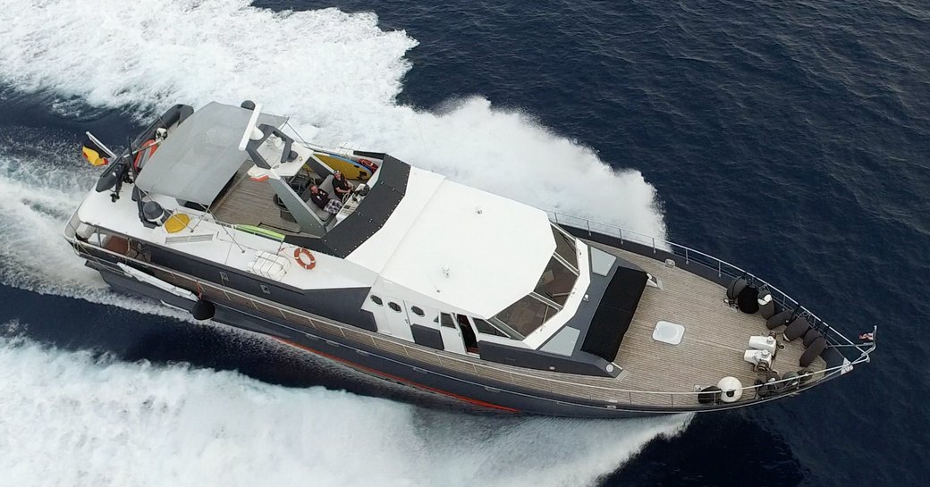 motor yacht decks onboard sea seven