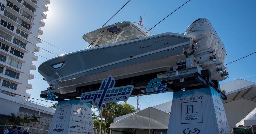 impressive boat stand at FLIBS 2022