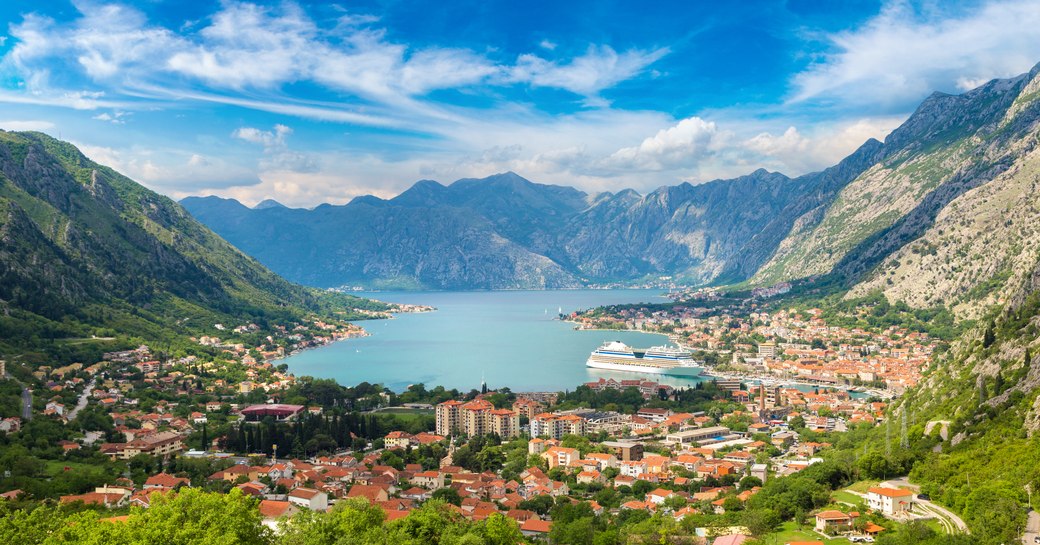 View of Kotor Old Town in Montenegro