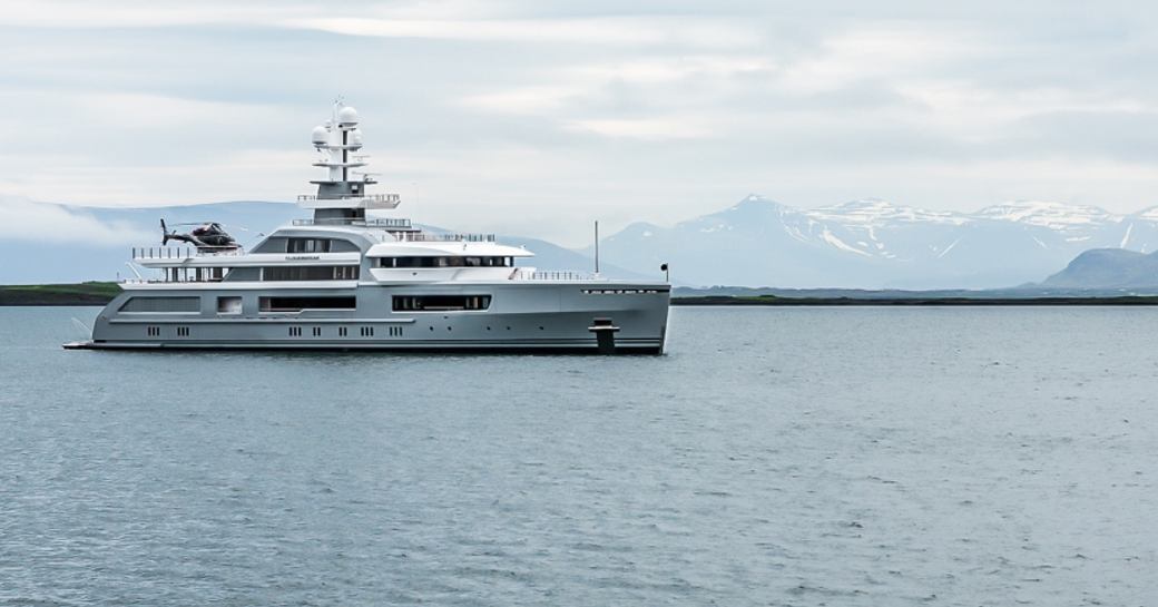Charter yacht CLOUDBREAK underway in Iceland