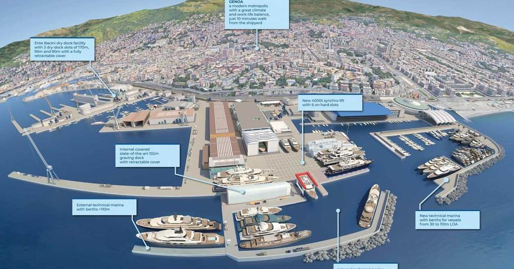 Plans for Amico and Co refit yard in Genoa