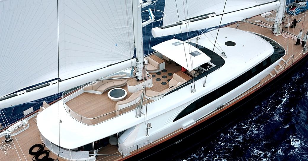 luxe deck areas on board luxury yacht PANTHALASSA