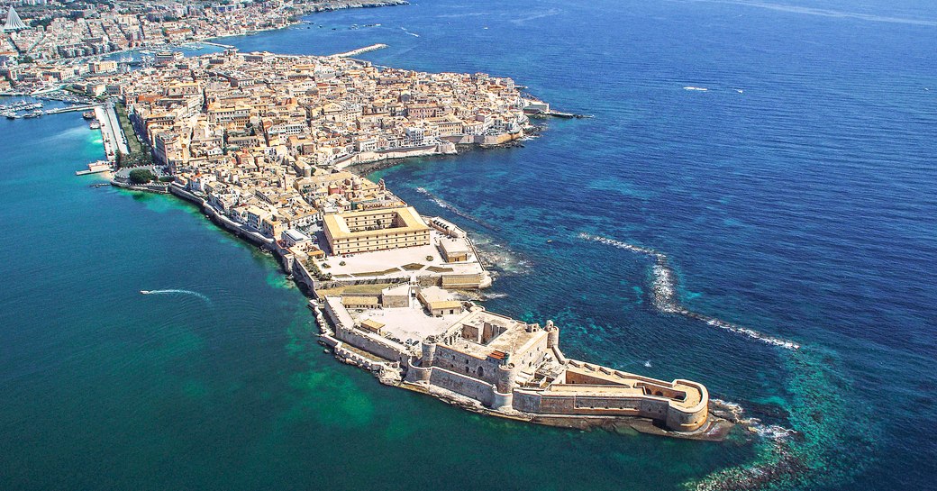 Ancient city of Syracuse in Sicily
