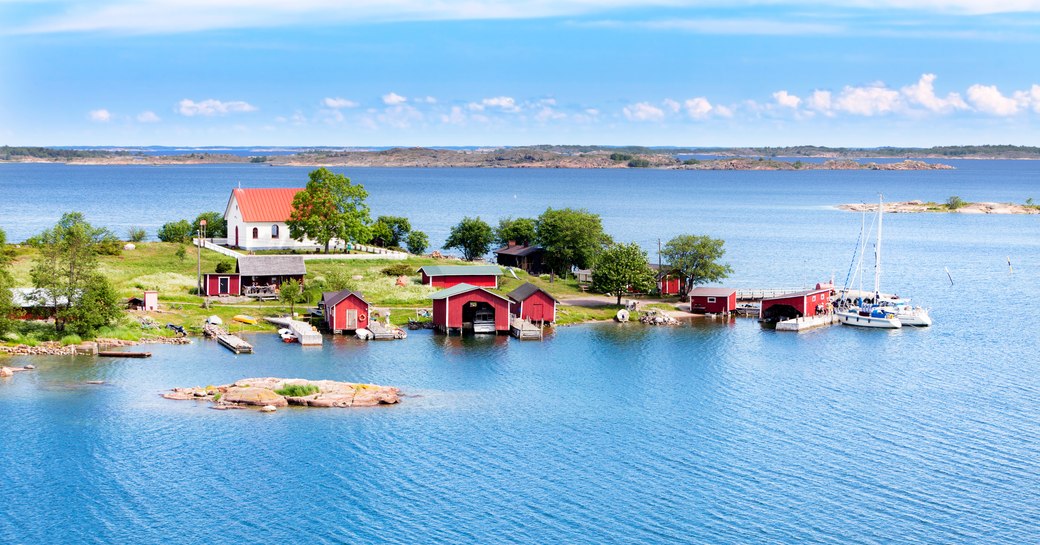 Beautiful island setting in Finland's southern archipelago
