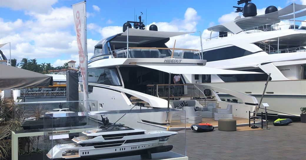 Model yachts at FLIBS 2018
