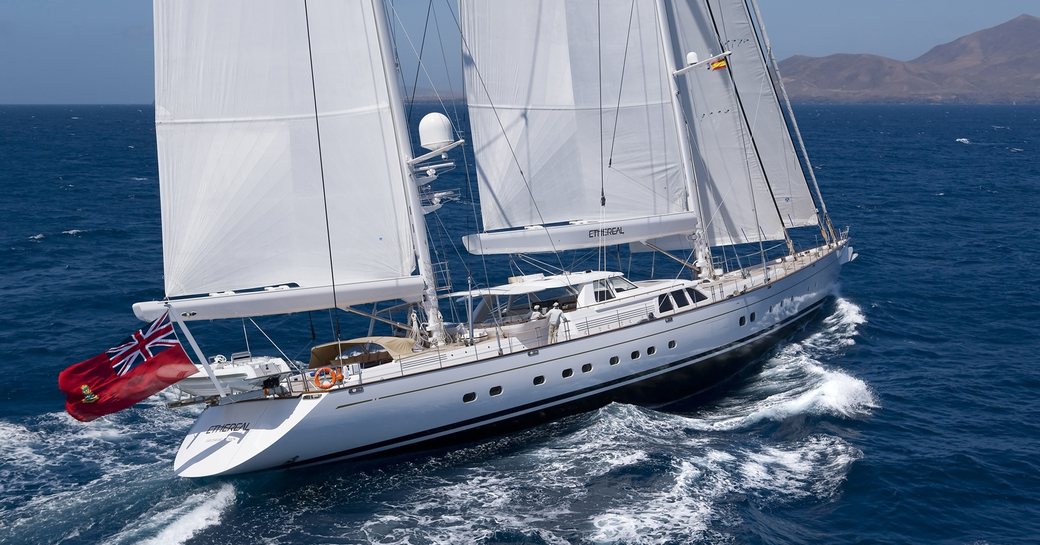 sailing yacht ETHEREAL cruising in the South Pacific on a luxury yacht charter