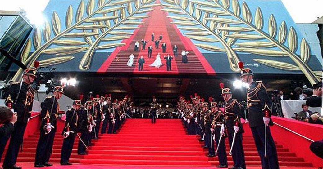 Guard of honor at the Cannes Film Festival