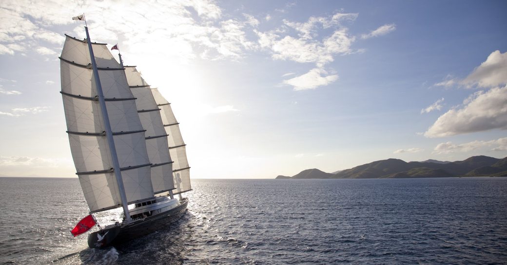 maltese falcon yacht sails opening