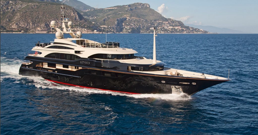 superyacht ULYSSES cruising on a luxury yacht charter in the Caribbean 