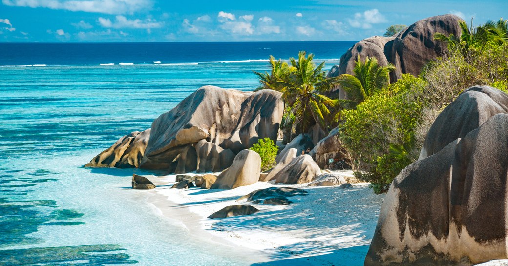 Dramatic beaches in Seychelles