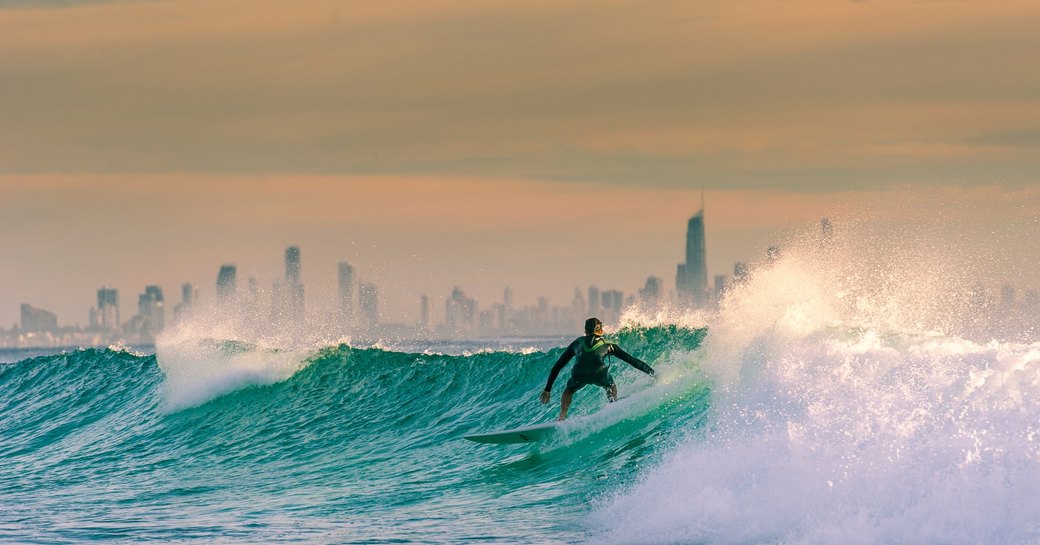 surfer in Gold Coast, Australia