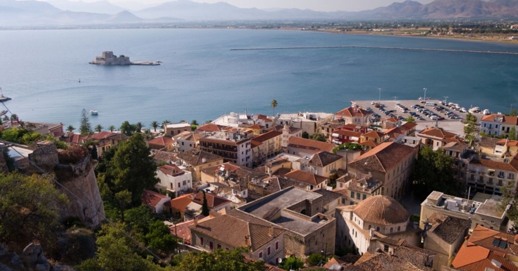View over town of Nafplion