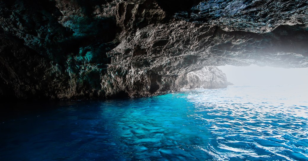 Blue cave in Montenegro
