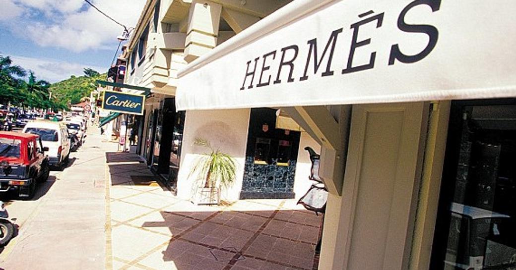 Hermes store in St Barts