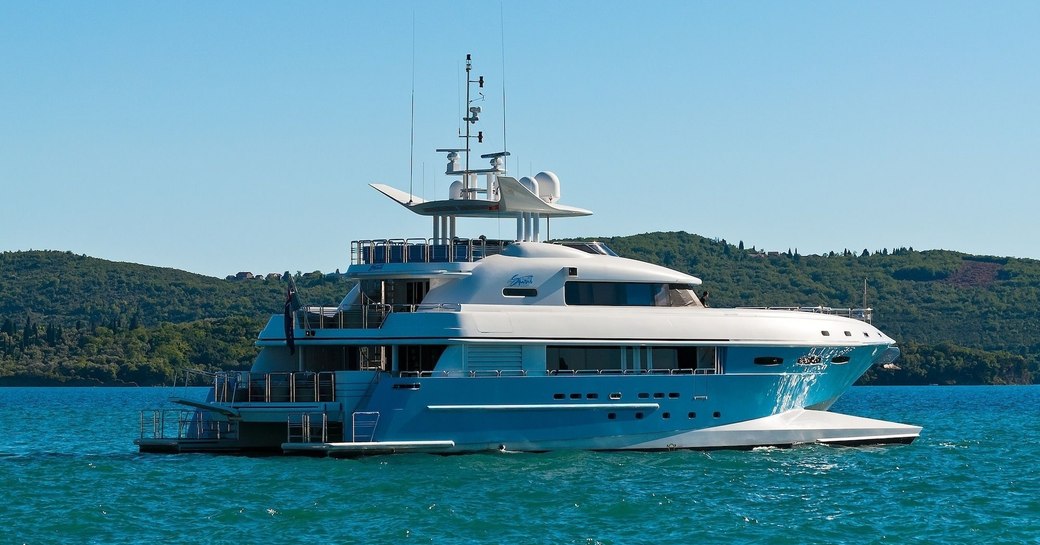 superyacht SPIRIT cruises on a luxury yacht charter in Australia
