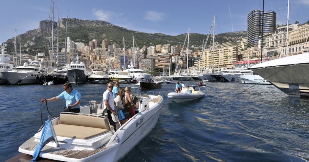 Visitors from around the world attend the prestigious Monaco Yacht Show
