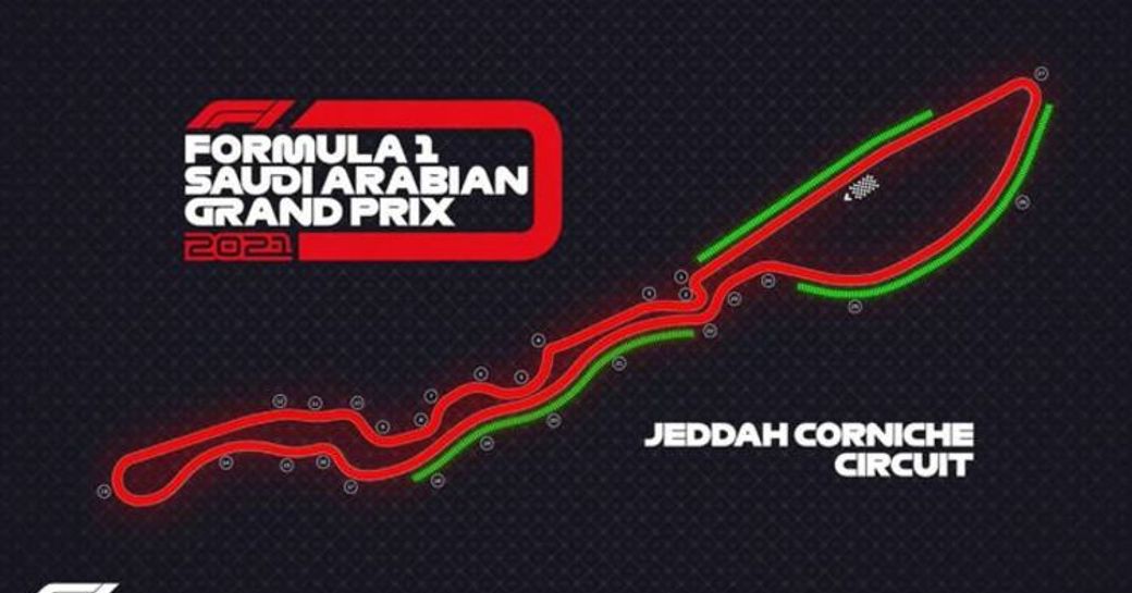 Jeddah circuit for Saudi Arabia Grand Prix