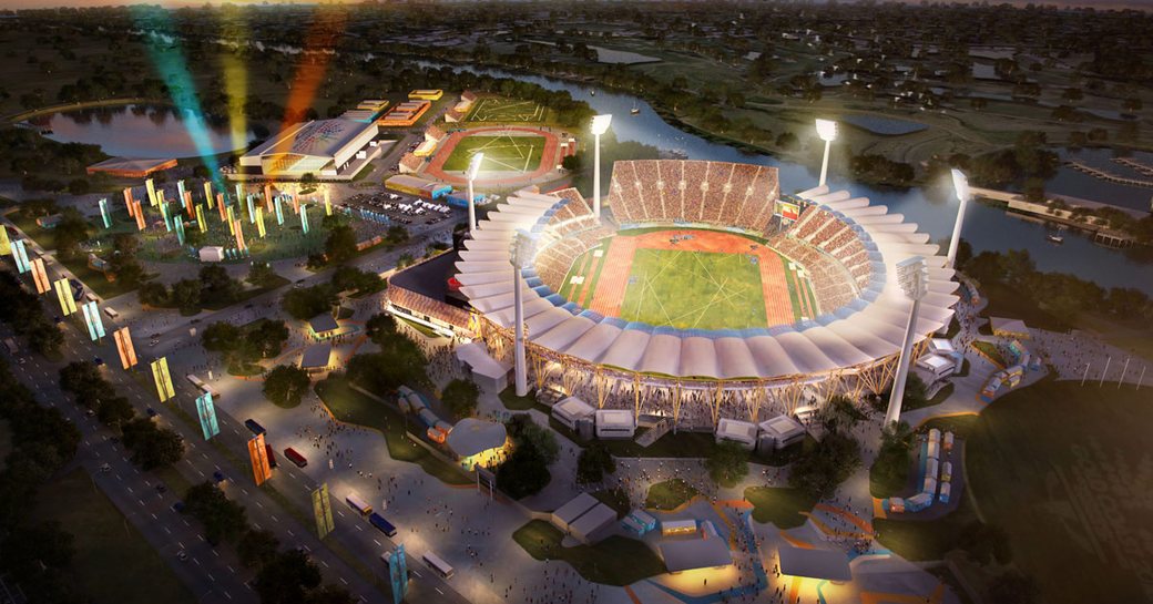 Stadium for Gold Coast 2018 in Queensland, Australia
