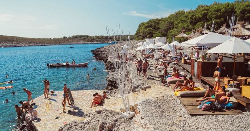 Carpe Diem Beach, Hvar, Croatia