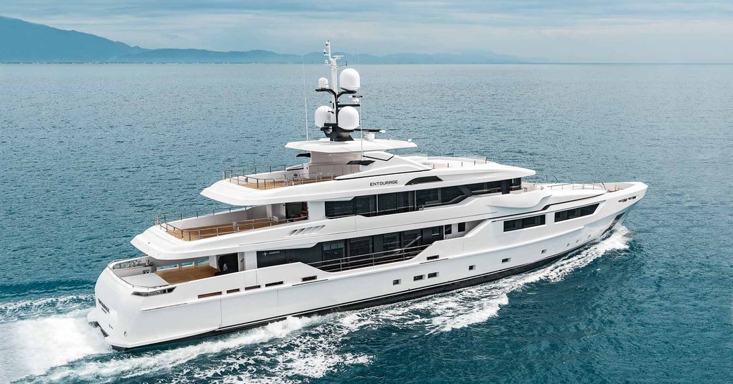M/Y ENTOURAGE will be in the Caribbean this winter