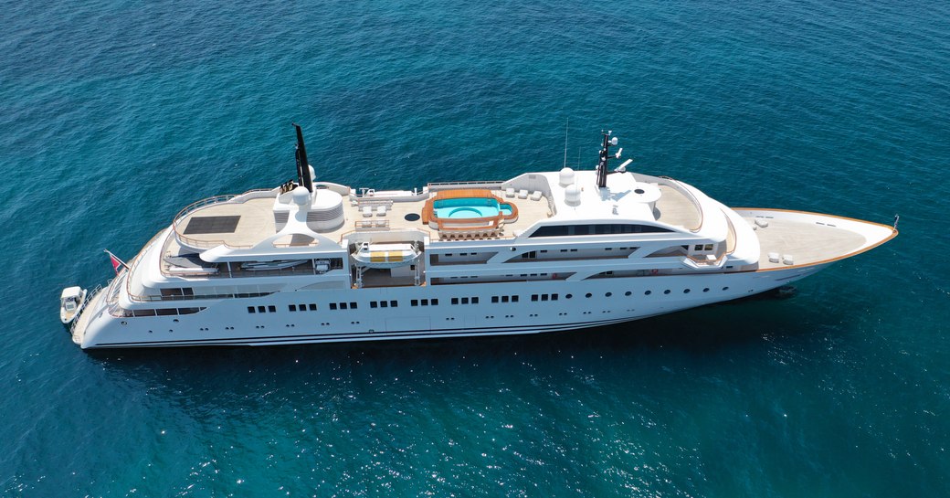 huge 106m superyacht charter DREAM 