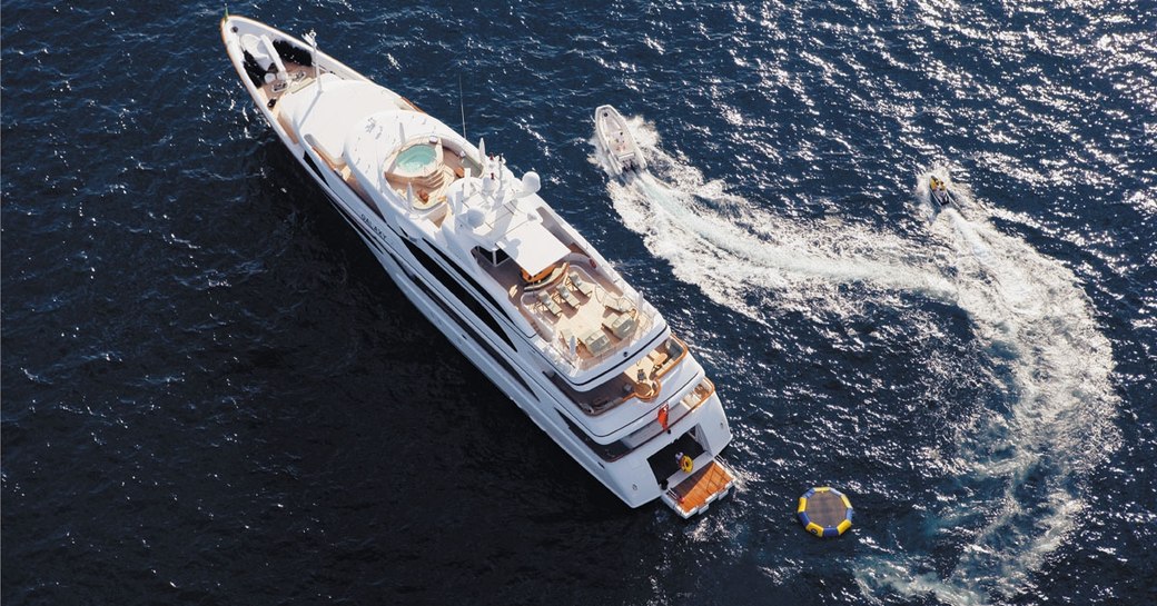 Benetti superyacht GALAXY offers fantastic outdoor spaces
