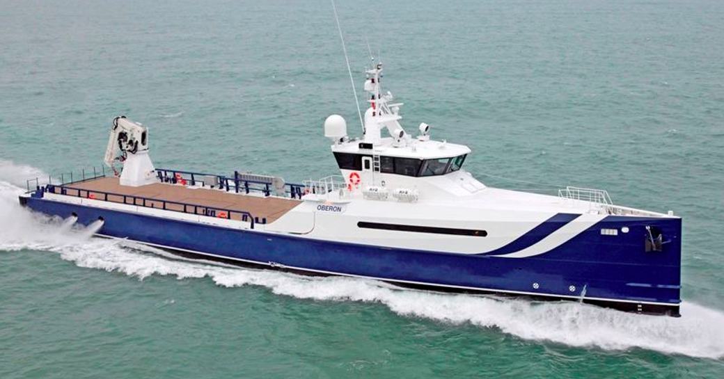 support vessel PURSUIT cruises on charter 