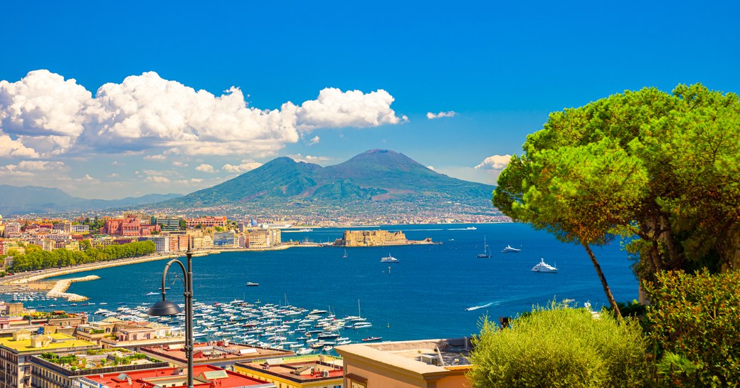beautiful views in Naples, Italy