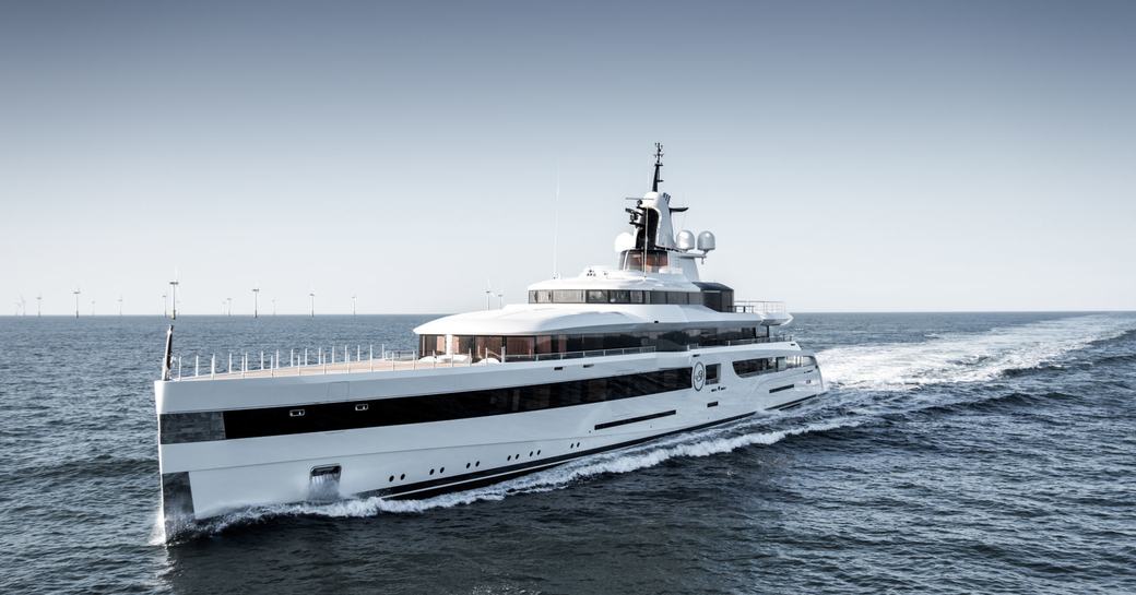 Luxury charter yacht Lady S