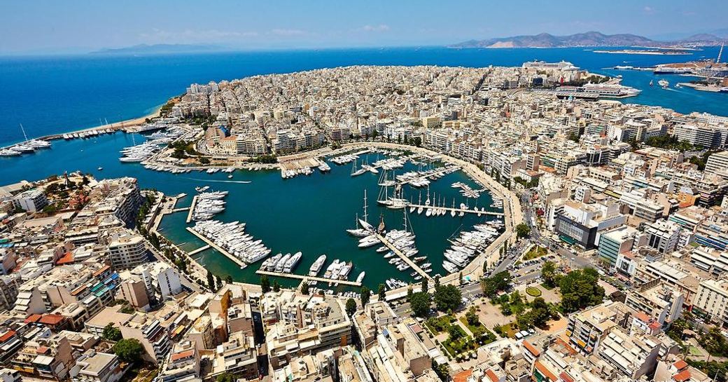 Marina Zeas in Piraeus, Greece, host of the East Med Yacht Show
