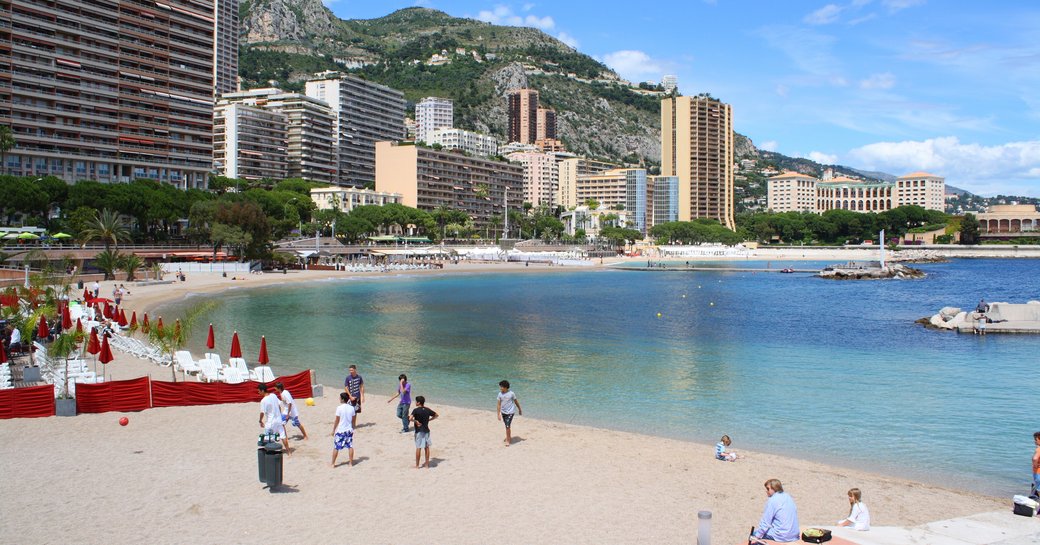 Larvotto beach in Monaco