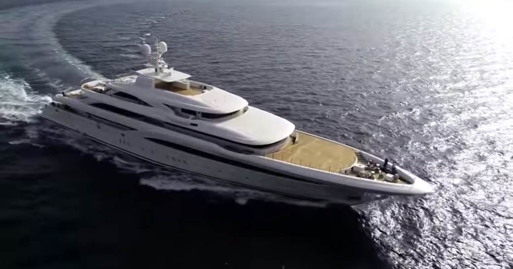 motor yacht O’PTASIA cruising on sea trials