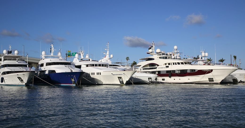 yachts at miami yacht show 2019