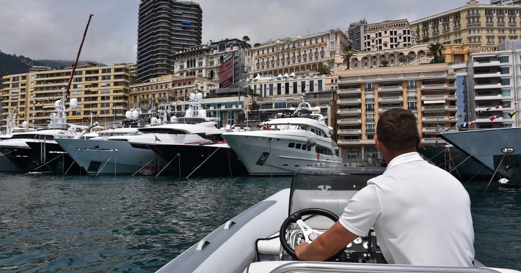 Tender cruising at the Monaco Grand Prix