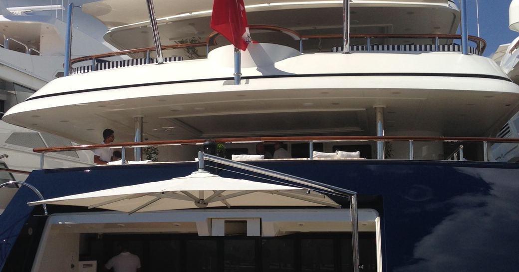 Benetti motor yacht SWAN at FLIBS 2014