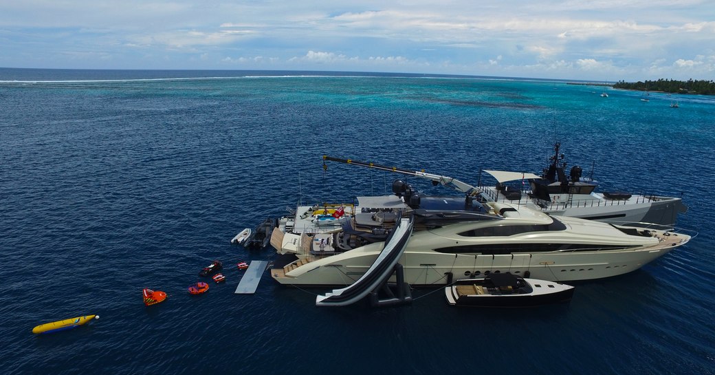 Motor Yacht VANTAGE & Support Vessel AD-VANTAGE Available In South Pacific photo 4