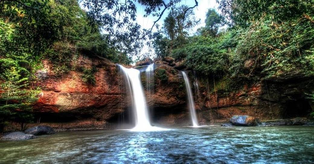 A waterfall in Khao Yai National Park, Thailand