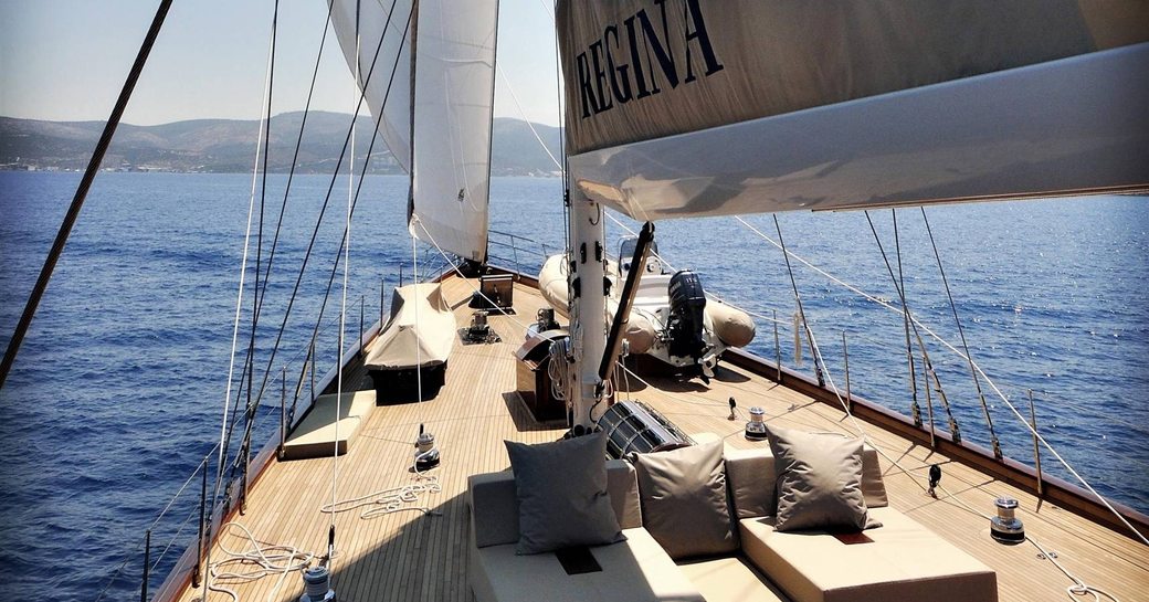 S/Y REGINA is available in St Barts throughout the winter season