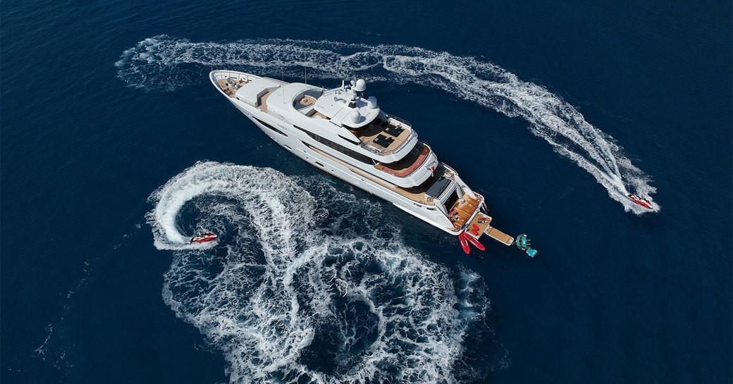 luxury charter yacht tirea