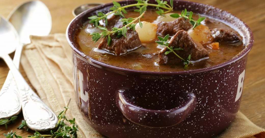 Civet de sanglier or wild boar casserole, a traditional Corsican dish