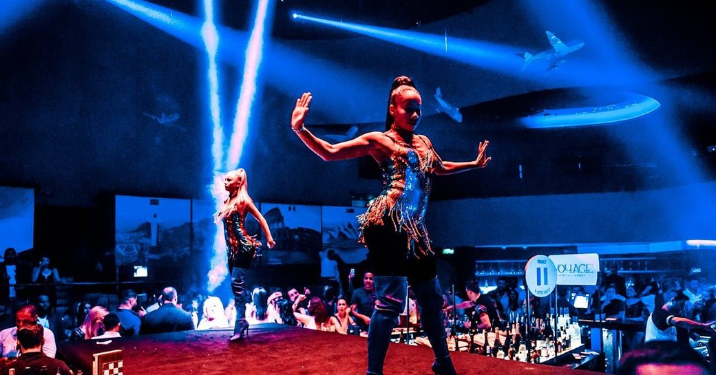 dancers at MAD on Yas Island night club, Abu Dhabi