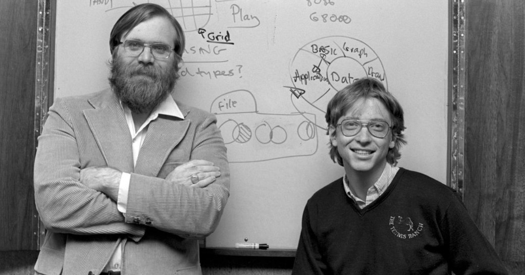 Bill Gates and Paul Allen, superyacht owner and visionary