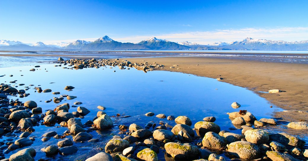 Sunrise over Bishops Beach, Homer Alaska, USA