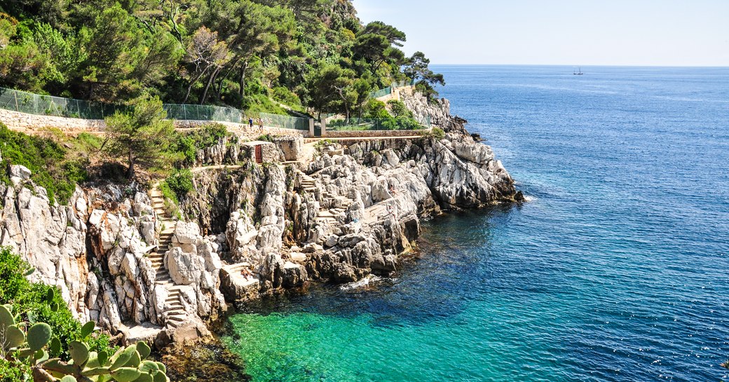 Private beach cap ferrat