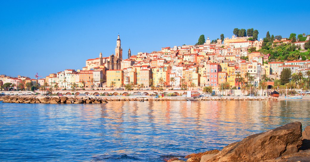 Provence village Menton ocean view