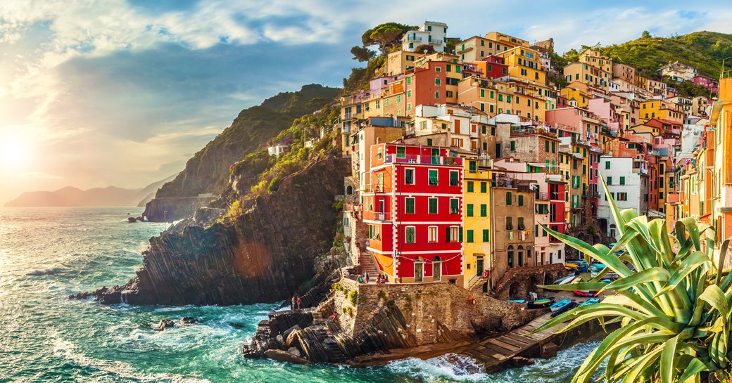 Italy coastlines, town of La Spezia in Cinque Terre