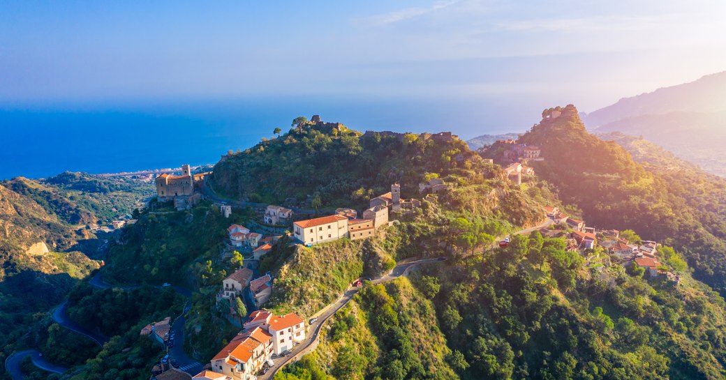 Beautiful town of Forza D'Agro in Sicily, Italy